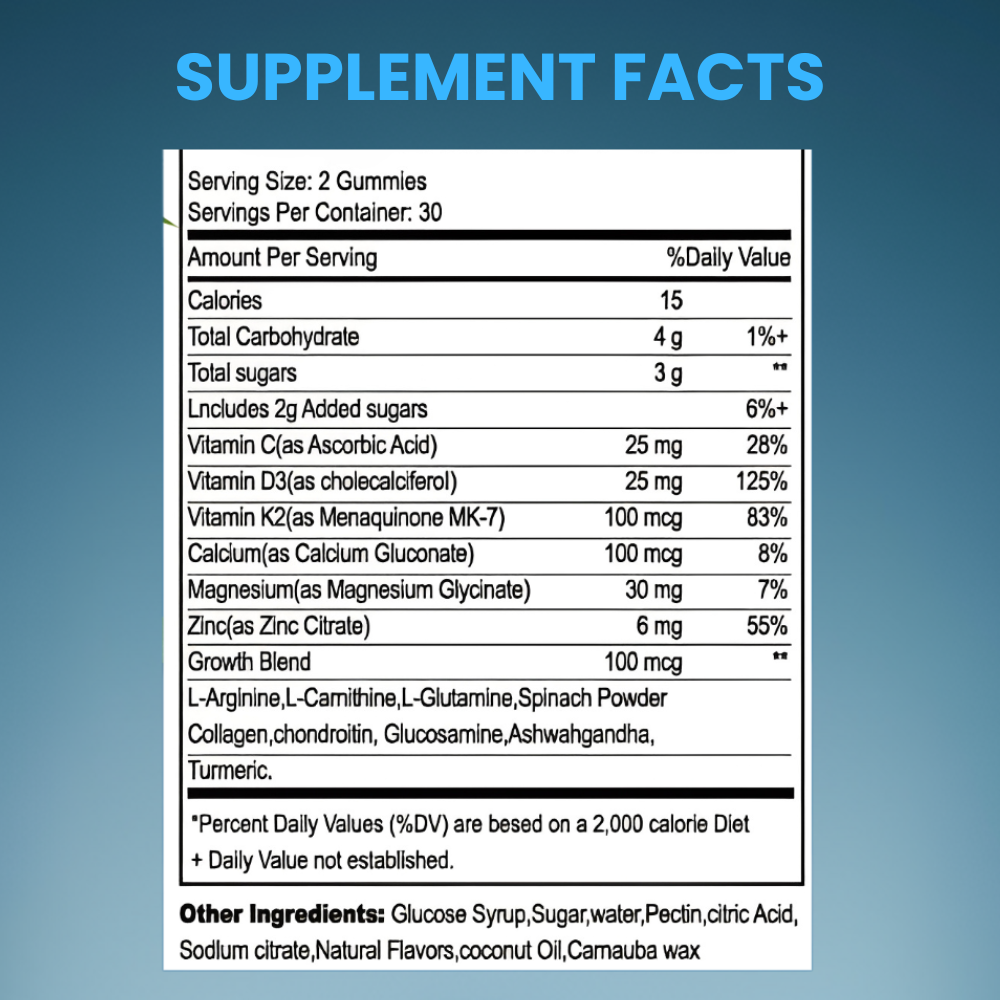 Fitnova Heightener Gummies