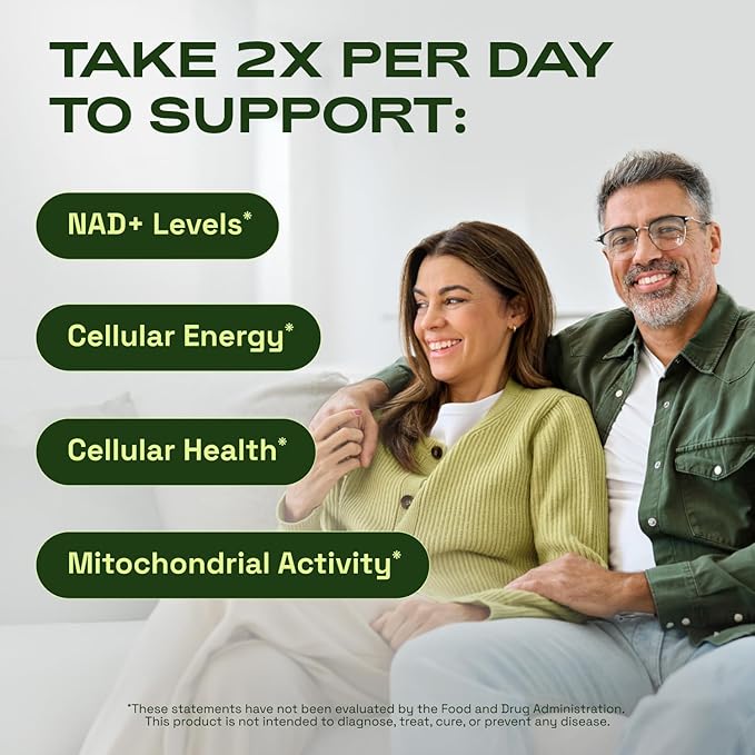Fitnova NAD+ Advanced - Healthy-Aging Supplement with Resveratrol