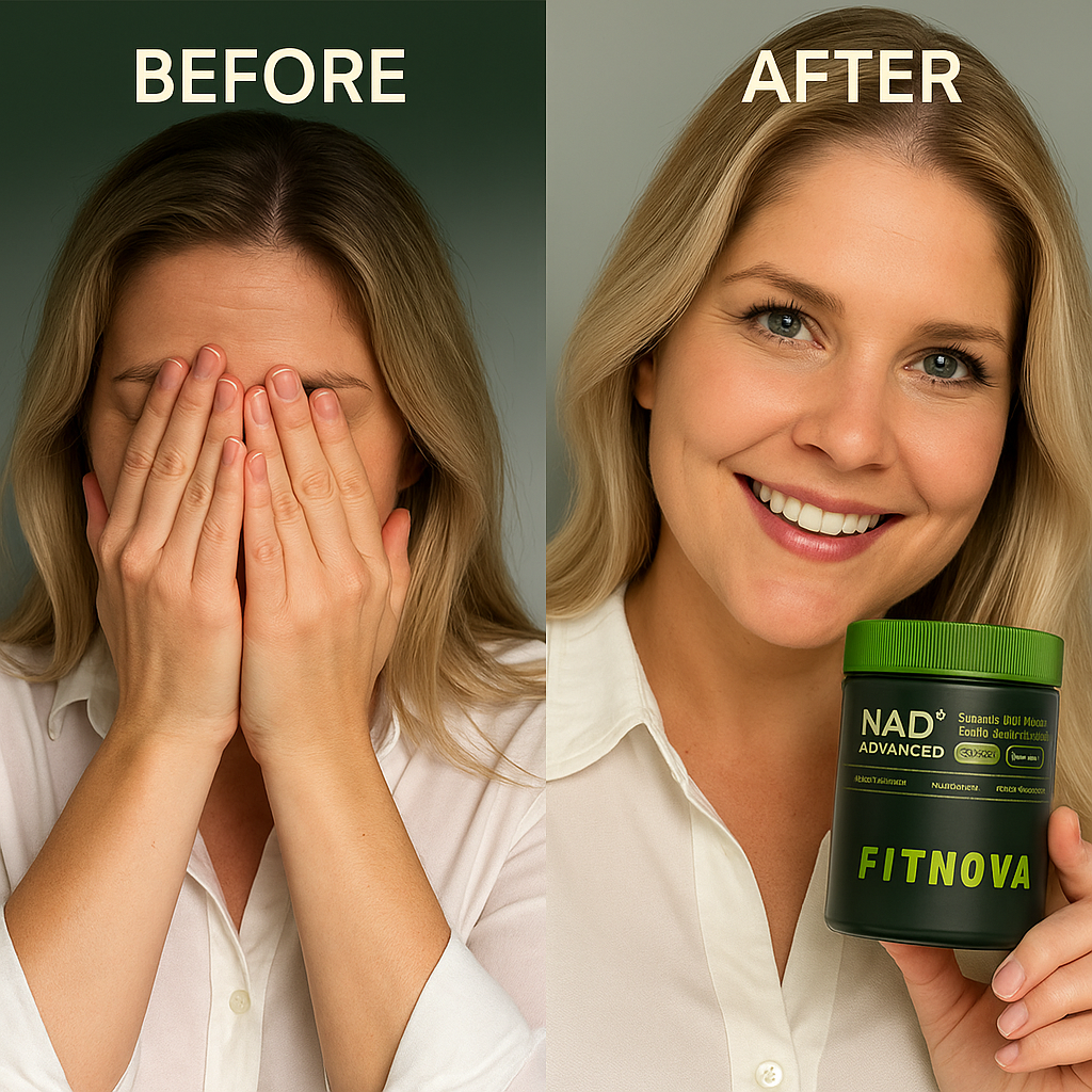 Fitnova NAD+ Advanced - Healthy-Aging Supplement with Resveratrol
